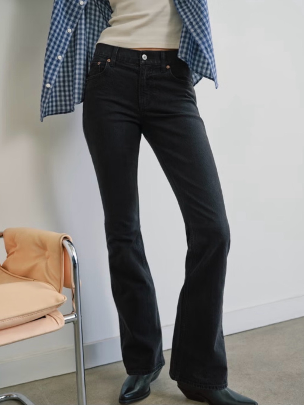 Abercrombie & Fitch Black Flare Jeans